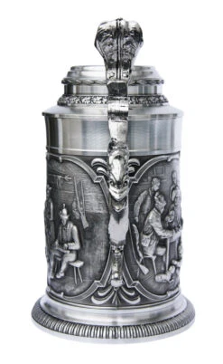 Austria Pewter Beer Stein 8 Austria Pewter Beer Stein -Luxury Cupware Shop Austria Pewter Beer Stein AS10944 Back SM 17787.1398608743