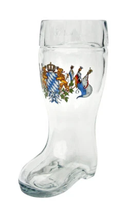 Bavaria Crest Glass Beer Boot 0.5 Liter 11 Bavaria Crest Glass Beer Boot 0.5 Liter -Luxury Cupware Shop Bavaria Crest Glass Beer Boot 0.5 Liter Angle SM 48863.1510242151