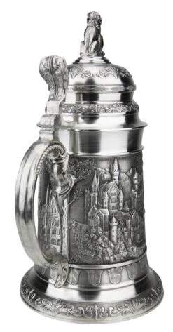 Bavaria Pewter Beer Stein 13 Bavaria Pewter Beer Stein -Luxury Cupware Shop Bavaria Pewter Beer Stein AS60192 Back SM 33062.1511053589