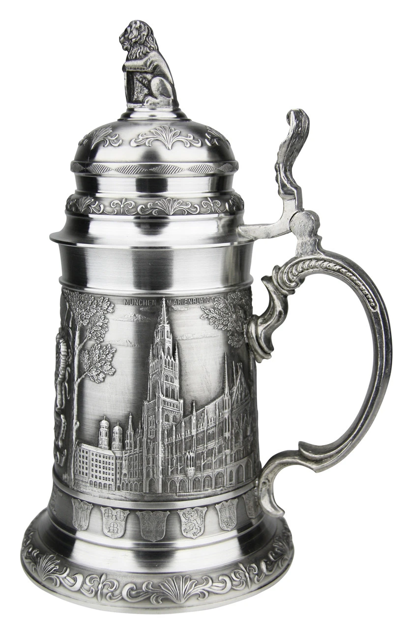 Bavaria Pewter Beer Stein 8 Bavaria Pewter Beer Stein - Image 6