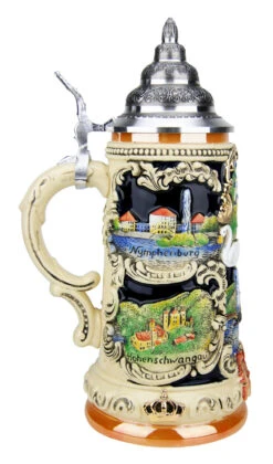 Bavarian Castles Beer Stein -Luxury Cupware Shop Bavarian Castles Beer Stein K309S LS SM 94778.1507149574