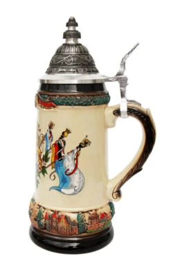 Bayern Flags Coat Of Arms Deutschland Beer Stein -Luxury Cupware Shop Bayern Coat of Arms Deutschland German Beer Stein ZB1413906BF RS SM 49015.1634908610