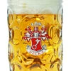 Becks Dimpled Oktoberfest Glass Beer Mug 1 Liter -Luxury Cupware Shop Becks Dimpled Oktoberfest Glass Beer Mug 1 Liter BK047B FNT SM 52043.1501787953