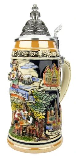Beer Garden Panorama Grotto Stein | 1 Liter 11 Beer Garden Panorama Grotto Stein | 1 Liter -Luxury Cupware Shop Beergarden Panorama Grotto Beer Stein ZB1993996 A SM 04768.1574958470