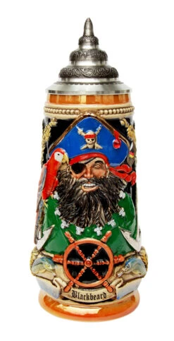 Blackbeard The Pirate Beer Stein