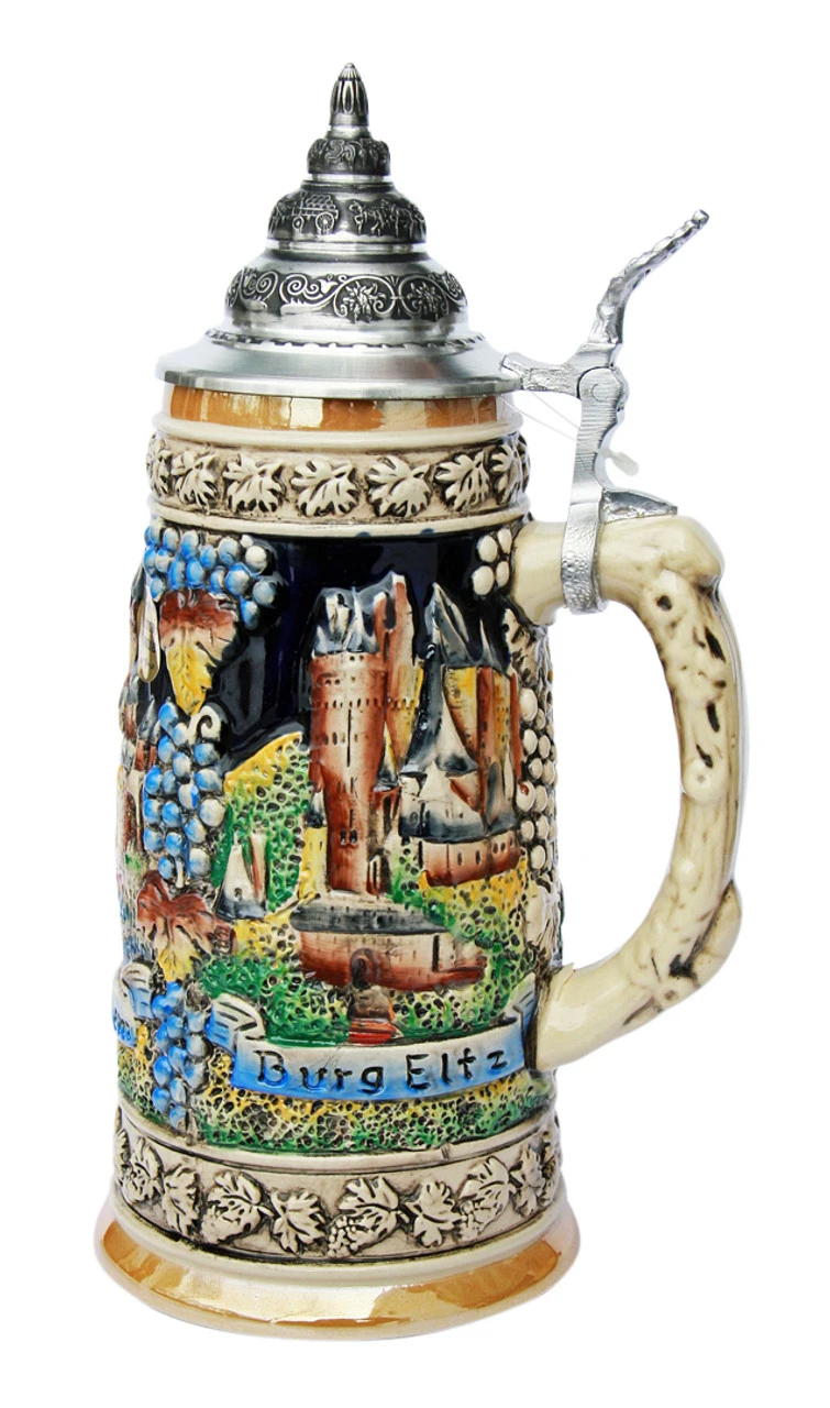 Moselle River Travel Destinations Beer Stein - Image 2