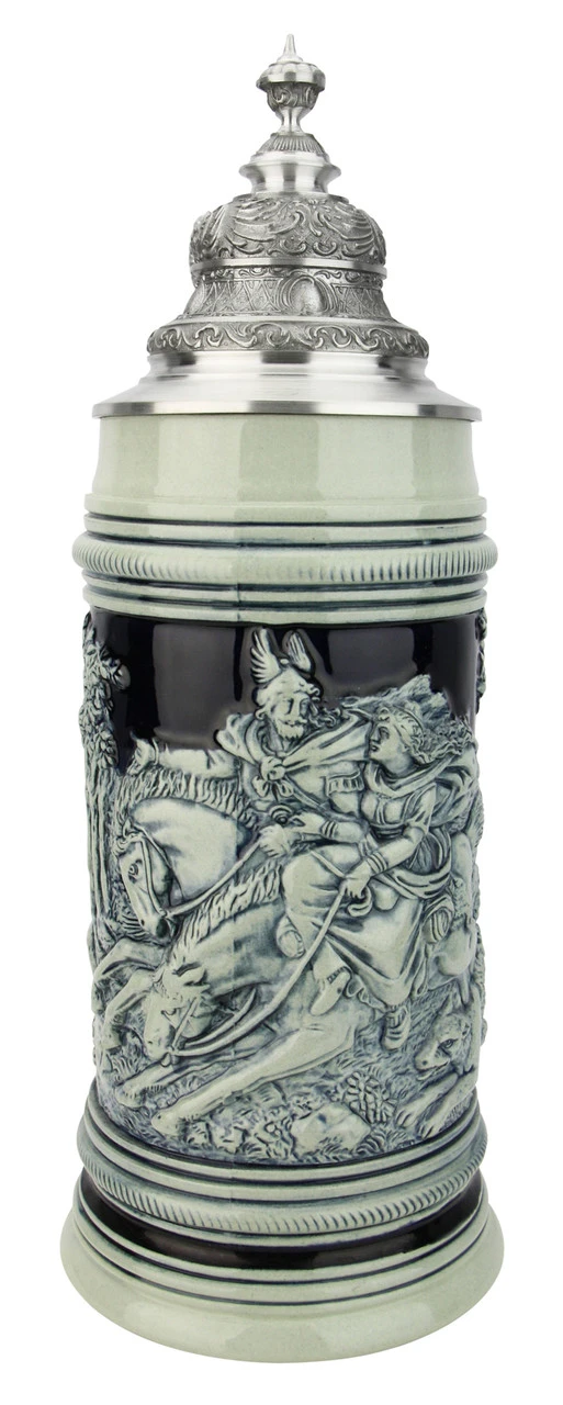 Cherusker Duemler Beer Stein Cobalt Blue 3 Cherusker Duemler Beer Stein Cobalt Blue