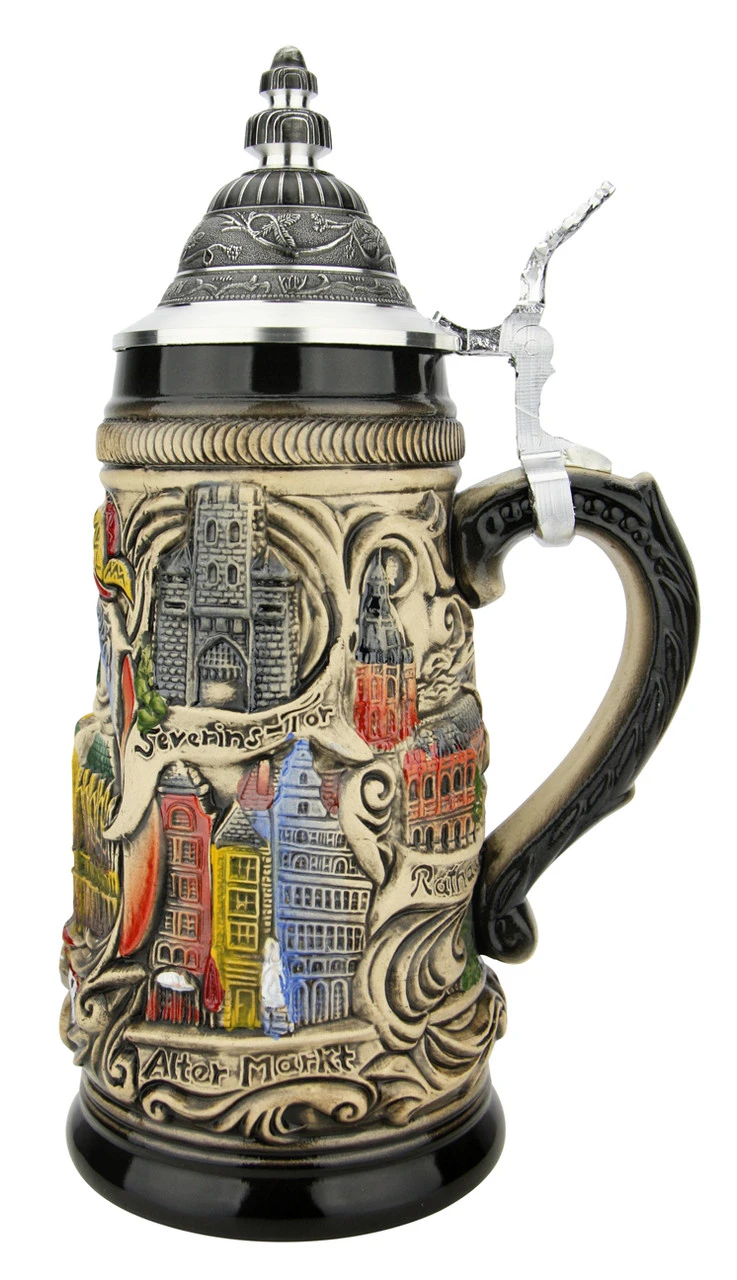 Cologne Koln Beer Stein Rustic 4 Cologne Koln Beer Stein Rustic - Image 3