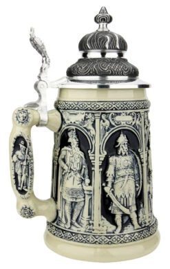 Crusaders Beer Stein | Cobalt -Luxury Cupware Shop Crusaders Beer Stein Cobalt KT1338EZ LS SM 07941.1633472772