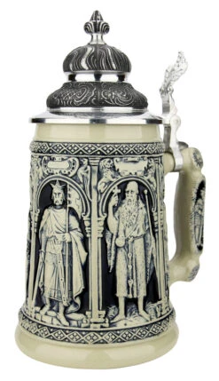 Crusaders Beer Stein | Cobalt -Luxury Cupware Shop Crusaders Beer Stein Cobalt KT1338EZ RA SM 40149.1633472729
