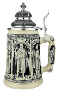 Crusaders Beer Stein | Cobalt -Luxury Cupware Shop Crusaders Beer Stein Cobalt KT1338EZ RS SM 12327.1633472773