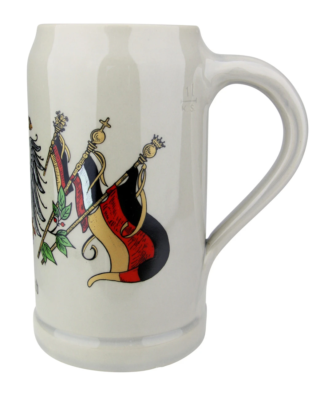 Deutschland Eagle Crest 1 Liter Stoneware Mug 5 Deutschland Eagle Crest 1 Liter Stoneware Mug - Image 3