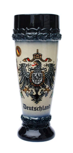 Deutschland Eagle Stoneware Wheat Beer Cup