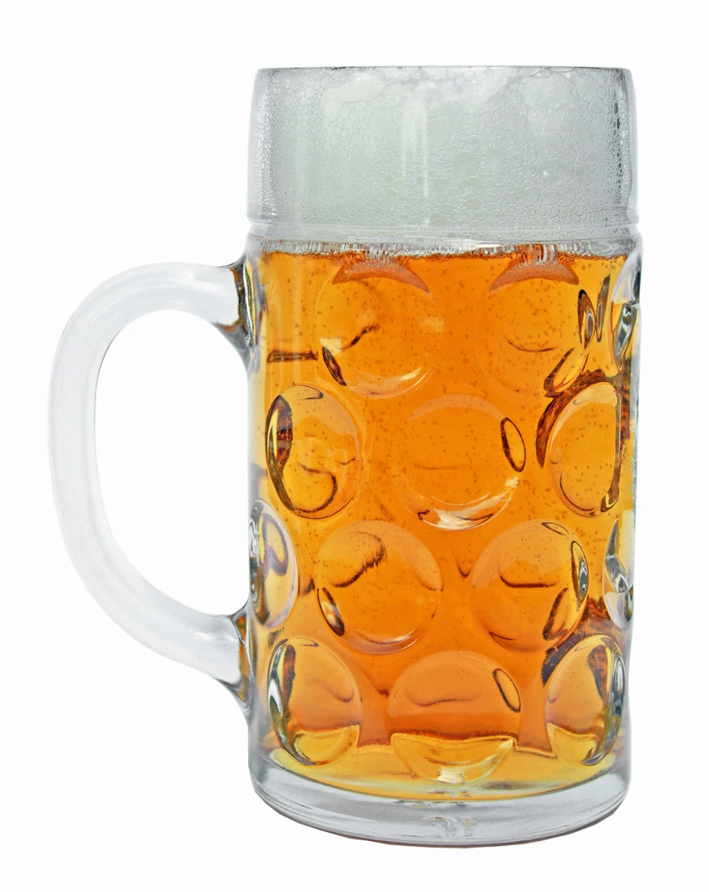 Swiss Cross Dimpled Oktoberfest Glass Beer Mug 1 Liter 5 Swiss Cross Dimpled Oktoberfest Glass Beer Mug 1 Liter - Image 3