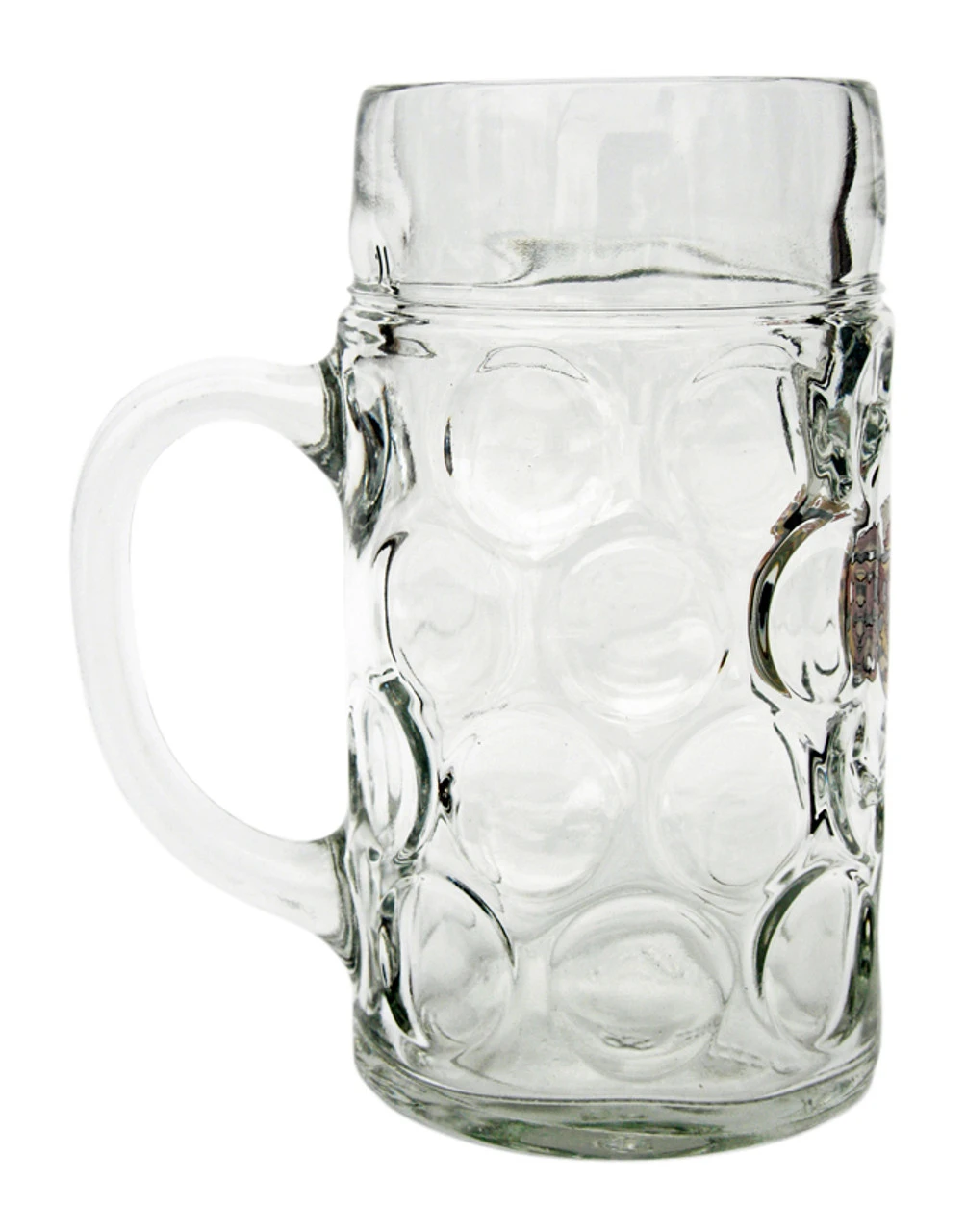 Sachsen Dimpled Oktoberfest Glass Beer Mug 1 Liter - Image 4