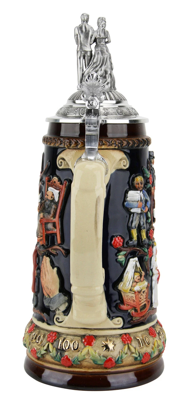 Stein Of Life Wedding Beer Stein | Wedding Couple Lid 6 Stein Of Life Wedding Beer Stein | Wedding Couple Lid - Image 4