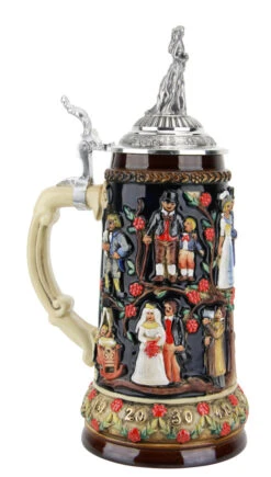 Stein Of Life Wedding Beer Stein | Wedding Couple Lid 11 Stein Of Life Wedding Beer Stein | Wedding Couple Lid -Luxury Cupware Shop Family Tree Wedding Beer Stein Wedding Couple Lid K1026F LS SM 42792.1494356231