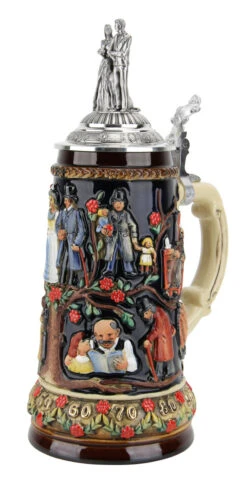 Stein Of Life Wedding Beer Stein | Wedding Couple Lid 13 Stein Of Life Wedding Beer Stein | Wedding Couple Lid -Luxury Cupware Shop Family Tree Wedding Beer Stein Wedding Couple Lid K1026F RA SM 06037.1494356425