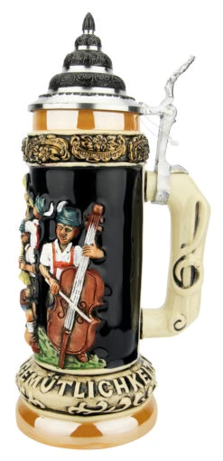 Fest Krug Oompah Band Beer Stein 10 Fest Krug Oompah Band Beer Stein -Luxury Cupware Shop Fest Krug Oompah Band Beer Stein K012BL RS SM 29735.1650298861