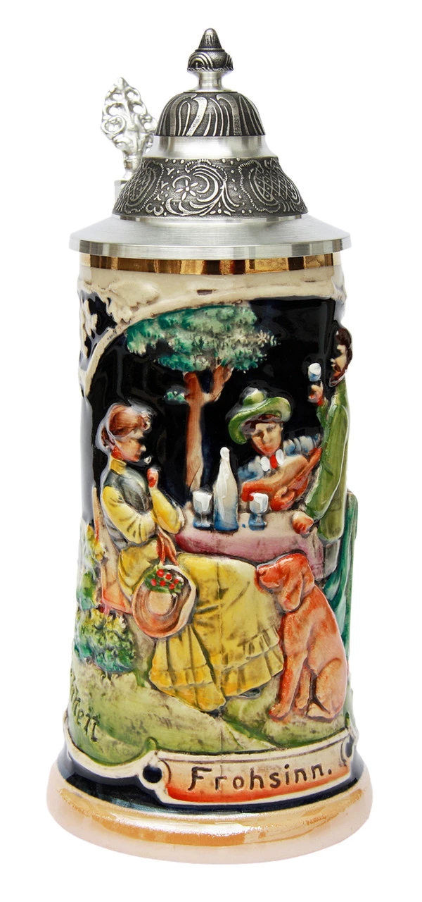 Gemuetlichkeit Reproduction German Beer Stein 3 Gemuetlichkeit Reproduction German Beer Stein - Image 2