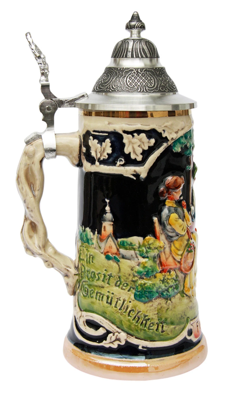 Gemuetlichkeit Reproduction German Beer Stein 5 Gemuetlichkeit Reproduction German Beer Stein - Image 4