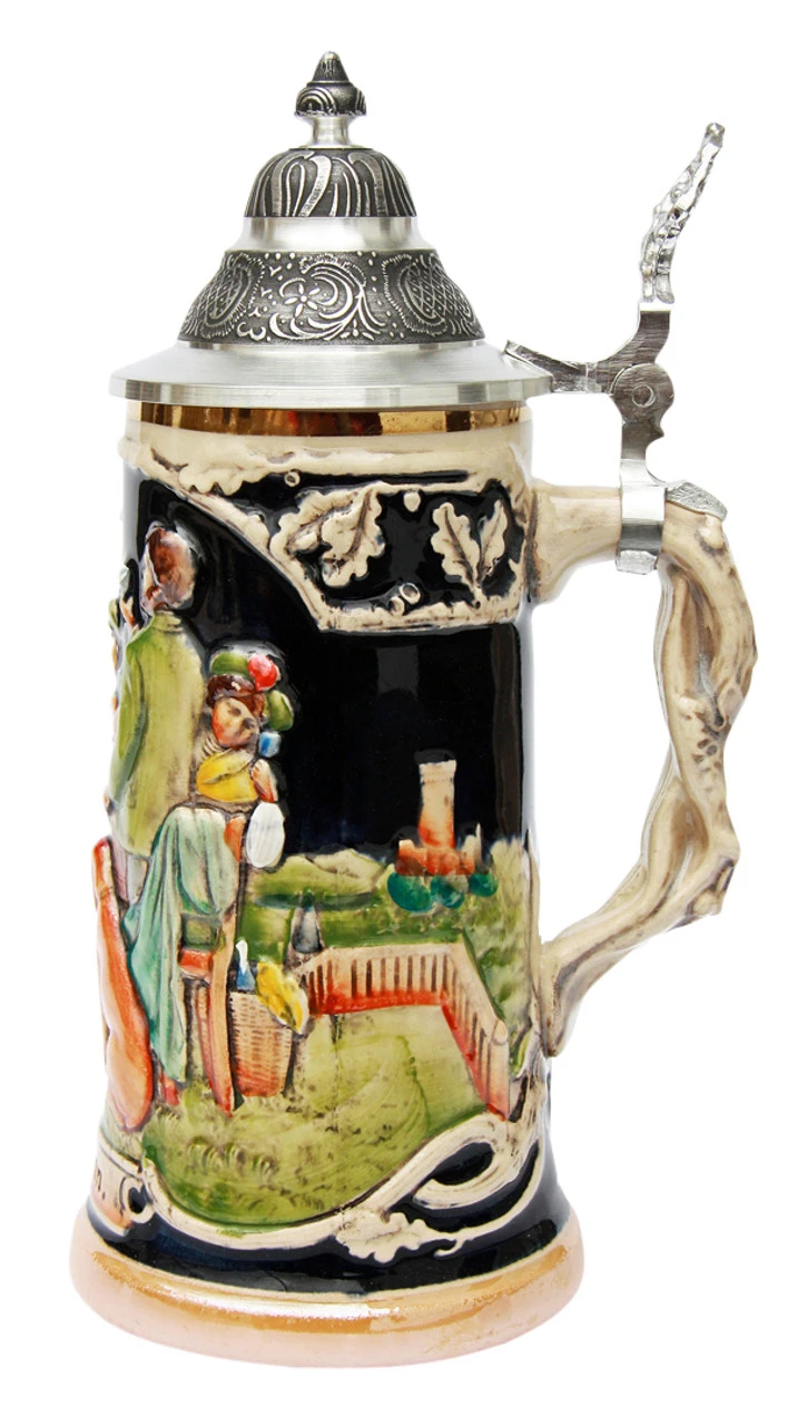 Gemuetlichkeit Reproduction German Beer Stein 4 Gemuetlichkeit Reproduction German Beer Stein - Image 3