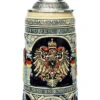 German Heritage Beer Stein With Pewter Eagle Lid