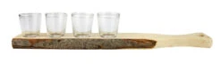 German Wooden Shot Glass Paddle Small