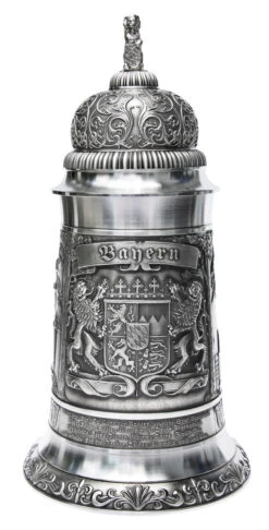 Giant Bavaria Pewter Beer Stein 8 Giant Bavaria Pewter Beer Stein -Luxury Cupware Shop Giant Bavaria Pewter Beer Stein SK60313 FNT SM 89064.1398609074