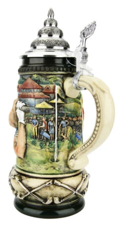 Golfer German Beer Stein -Luxury Cupware Shop Golfer German Beer Stein K393RZGO BackA2 SM 13031.1653414495