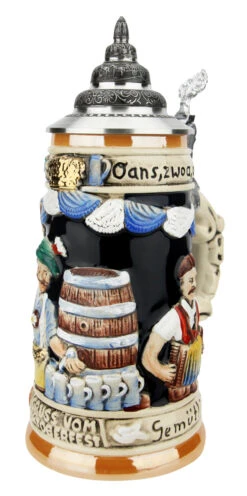 Gruss Von Oktoberfest Prosit Beer Stein -Luxury Cupware Shop Gruss von Oktoberfest Prosit Beer Stein K009BL RA SM 98697.1618339149