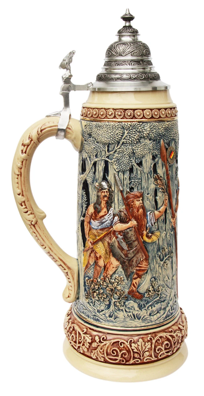 King Limitaet 2014 | Hermann The German Handpainted Beer Stein - Image 2