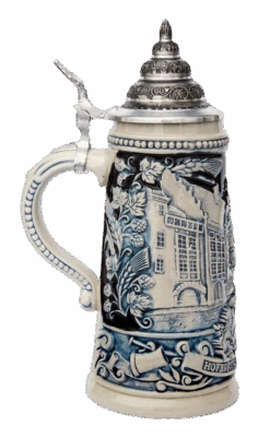 Hofbrauhaus Munich Brewery Beer Stein Cobalt -Luxury Cupware Shop Hofbraeuhaus Munich Brewery Beer Stein Cobalt K1019SGHB LS SM 64943.1395859827