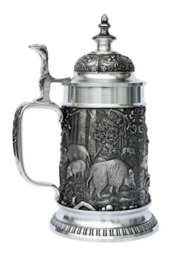 Hunters Pewter Beer Stein -Luxury Cupware Shop Hunters Pewter Beer Stein DN8675SZ LS SM 14486.1398609425