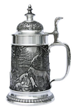 Hunters Pewter Beer Stein -Luxury Cupware Shop Hunters Pewter Beer Stein DN8675SZ RS SM 10178.1398609429