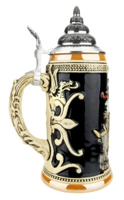 Iceland Coat Of Arms Beer Stein -Luxury Cupware Shop Iceland Coat of Arms Beer Stein K1012IS LS SM 18355.1619040527
