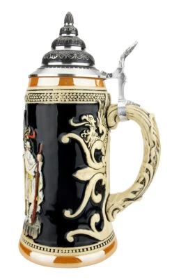 Iceland Coat Of Arms Beer Stein -Luxury Cupware Shop Iceland Coat of Arms Beer Stein K1012IS RS SM 71117.1619040525