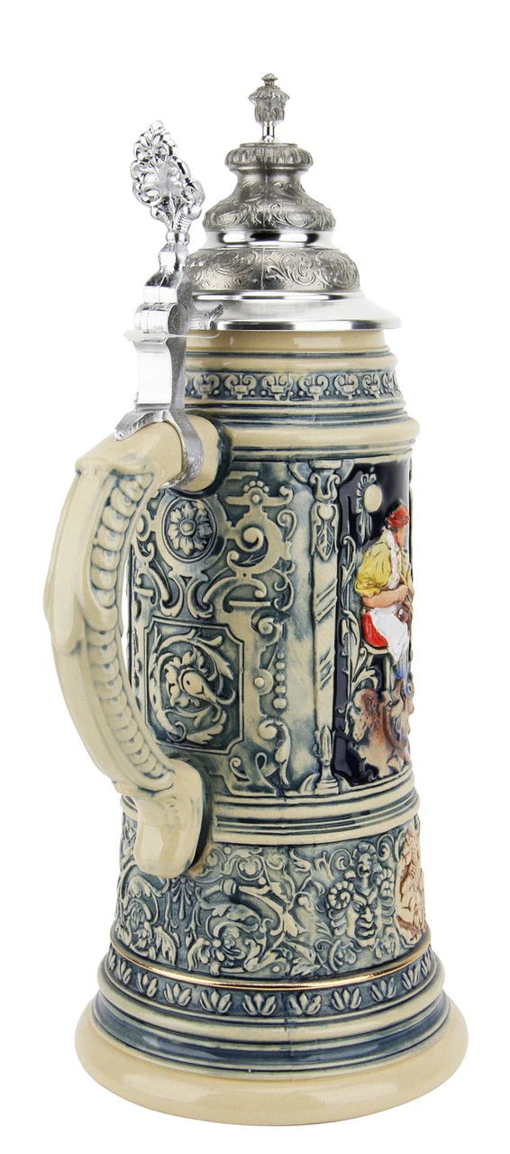 King Limitaet 2007 | Medieval Master Craftsman Handpainted Beer Stein 6 King Limitaet 2007 | Medieval Master Craftsman Handpainted Beer Stein - Image 4
