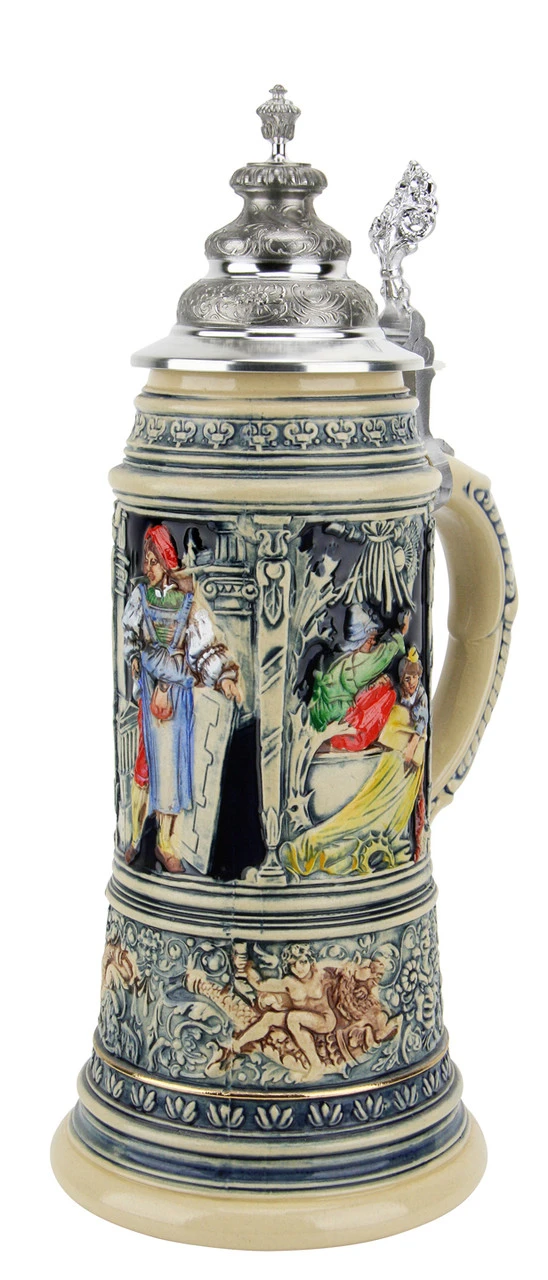 King Limitaet 2007 | Medieval Master Craftsman Handpainted Beer Stein 9 King Limitaet 2007 | Medieval Master Craftsman Handpainted Beer Stein - Image 7