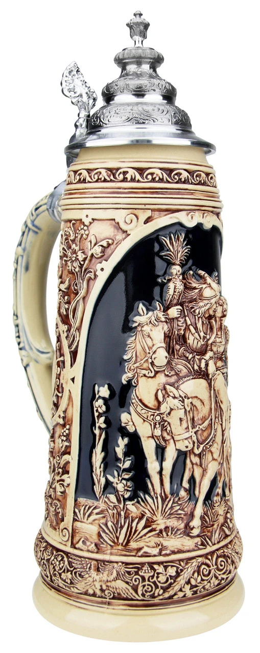 King Limitaet 2019 | Falcon Hunt Antique Style Beer Stein 4 King Limitaet 2019 | Falcon Hunt Antique Style Beer Stein - Image 2