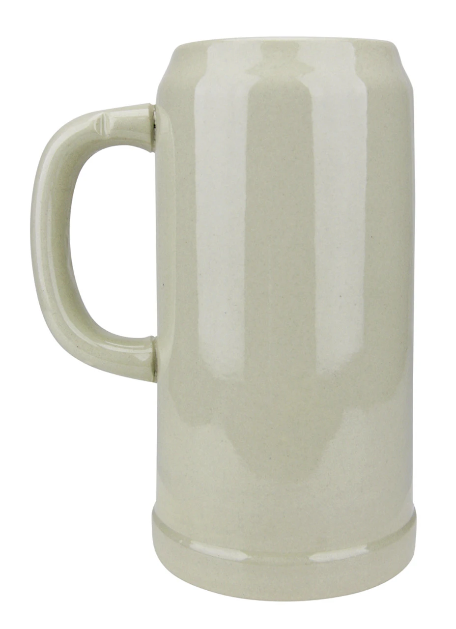 King Werk Gray Glaze Stoneware Beer Mug 1 Liter