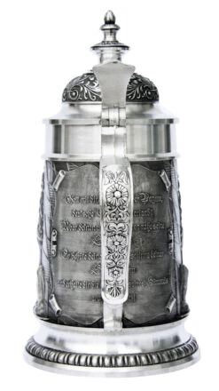 Land Of Bavaria Pewter Beer Stein -Luxury Cupware Shop Land of Bavaria Pewter Beer Stein DN8645SZ Back SM 18021.1398609488
