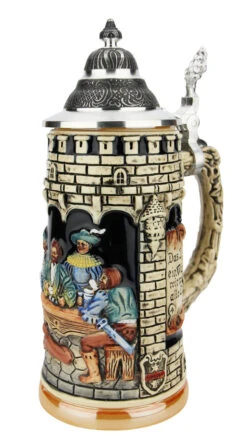 Lifes A Gamble Medieval Themed Beer Stein -Luxury Cupware Shop Lifes a Gamble Medieval Themed Beer Stein KT1290BZ RA SM 01177.1618429313