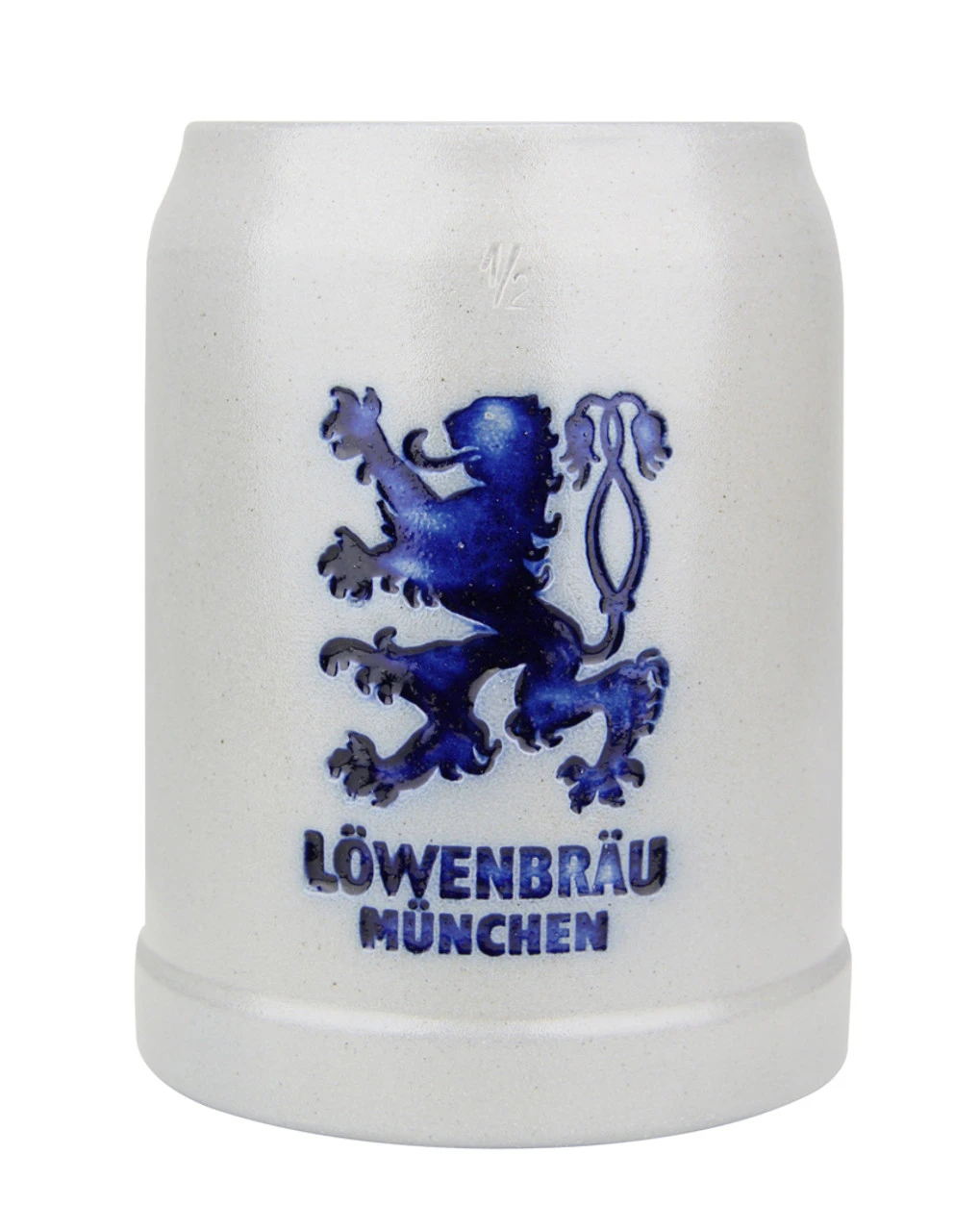 Lowenbrau Brewery 0.5 Liter Salt Glaze Stoneware Beer Mug