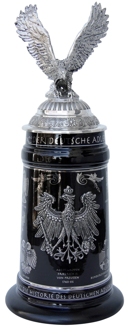 German Eagle History Beer Stein 4 German Eagle History Beer Stein - Image 2