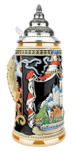 Majestic Neuschwanstein Castle German Beer Stein -Luxury Cupware Shop Majestic Neuschwanstein Castle German Beer Stein K306NSS LA SM 94888.1650923722