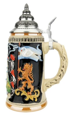 Majestic Neuschwanstein Castle German Beer Stein -Luxury Cupware Shop Majestic Neuschwanstein Castle German Beer Stein K306NSS RS SM 76514.1650923754