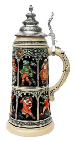 King Limitaet 2015 | Medieval Months Handpainted Beer Stein 8 King Limitaet 2015 | Medieval Months Handpainted Beer Stein -Luxury Cupware Shop Medieval Months Limitat 2015 Beer Stein K2045B RS SM 31566.1423685814