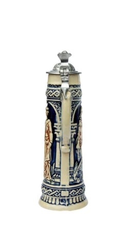 Falconer Mini German Schnapps Stein -Luxury Cupware Shop Mini Falconer Beer Stein 0.125 Liter K230E Back SM 44943.1401397991