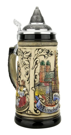 Munich Marienplatz Oktoberfest German Beer Stein 11 Munich Marienplatz Oktoberfest German Beer Stein -Luxury Cupware Shop Munich Oktoberfest German Stein 0.5 Liter ZB13030111 LA SM 27355.1676413547
